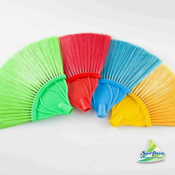 FC10 Flat Ceiling Broom With 4.5 FT Telescopic Ms Handle, Multicolour, 1 Pcs