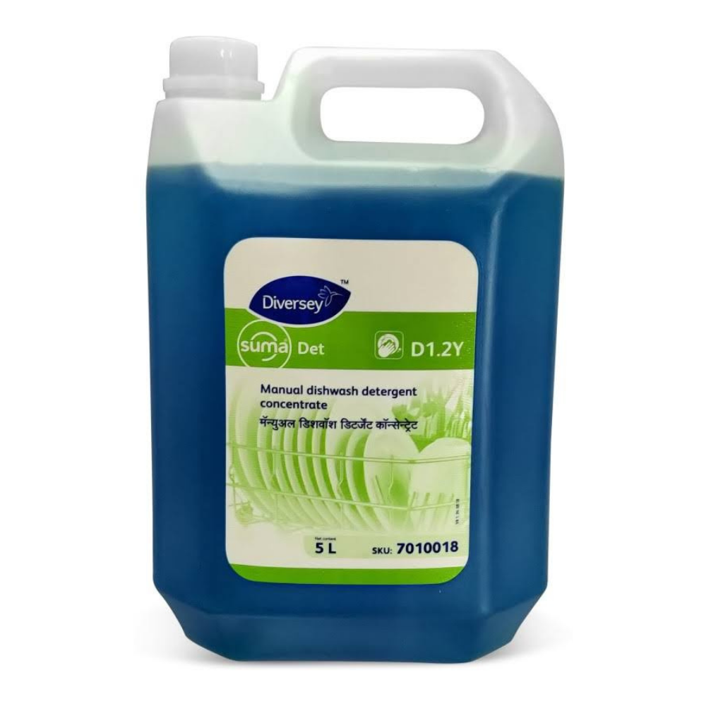 Suma Det D1.2Y - Manual Dishwash Detergent Conc., 5 L