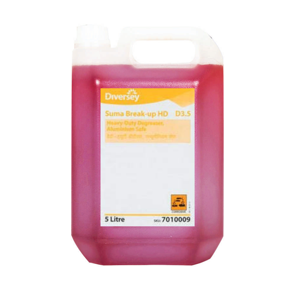 Suma Break Up HD D3.5 - Heavy Duty Degreaser, Aluminium Safe, 5 L