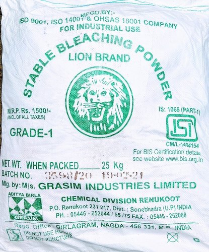 Stable Bleaching Powder, 25 Kg