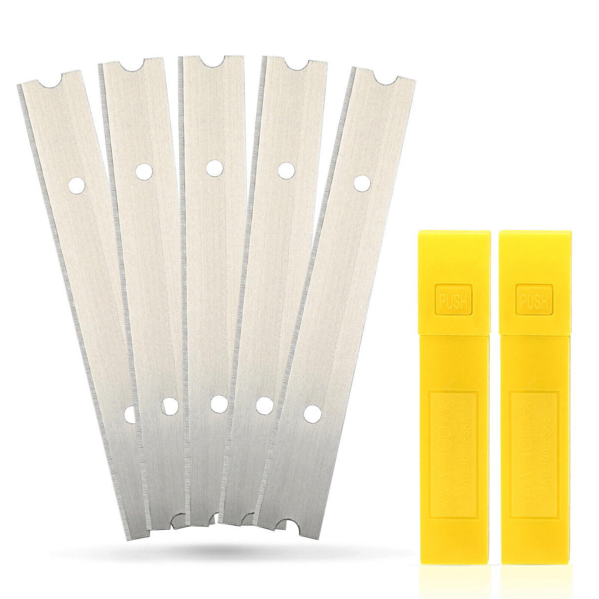 15mm Sharp Blades Stubborn Paint Glue Residue Remove Fits 4" Floor Razor Scraper