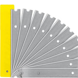 15mm Sharp Blades Stubborn Paint Glue Residue Remove Fits 4" Floor Razor Scraper