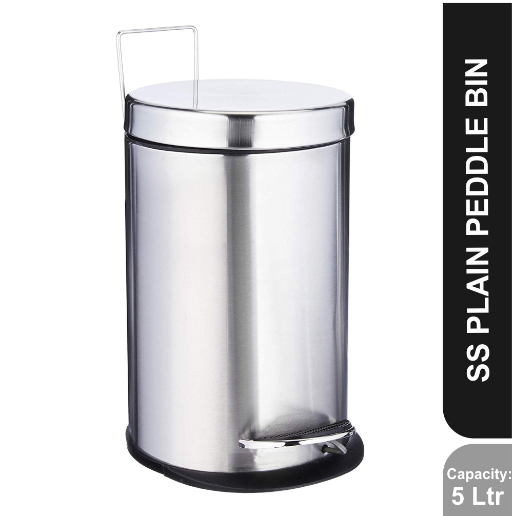 Stainless Steel  Paddle Dustbin