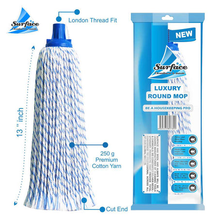 L250 Surface Luxury Round Mop, Multicolour