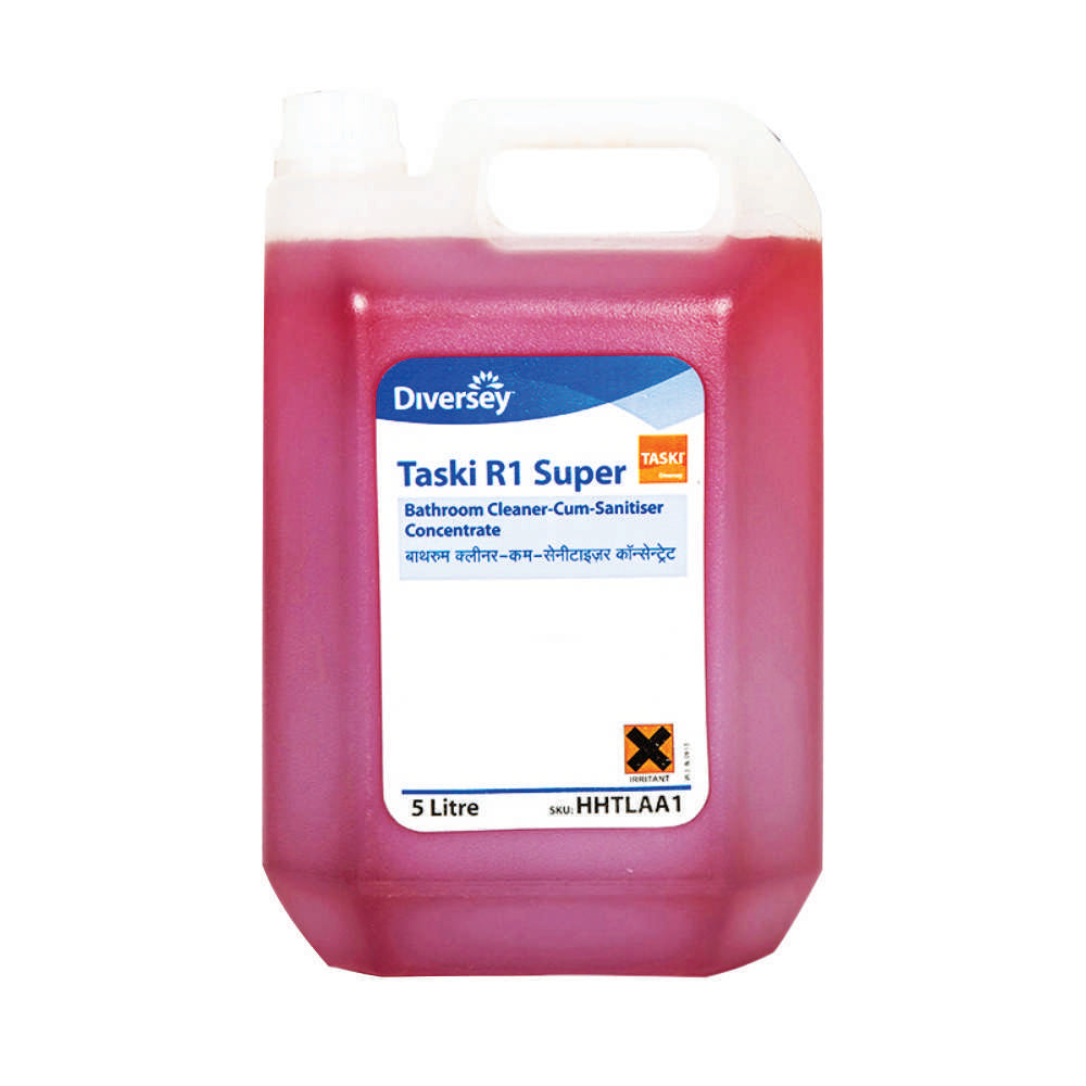 Taski R1 Super - Bathroom Cleaner Cum Sanitiser Conc., 5 L