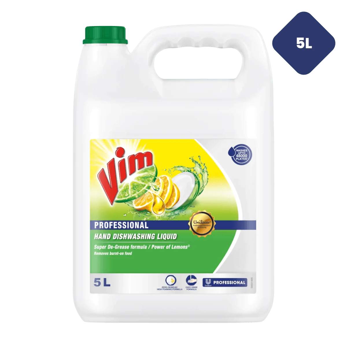Vim Professional Hand Dishwash Liquid Gel, 5 L